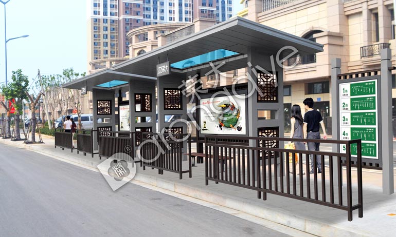 江蘇榮大為您詳解候車亭的尺寸及構(gòu)成