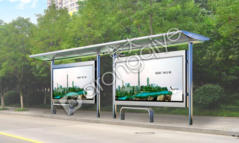 江蘇榮大候車亭廠家為國(guó)家衛(wèi)生城市宿遷加油
