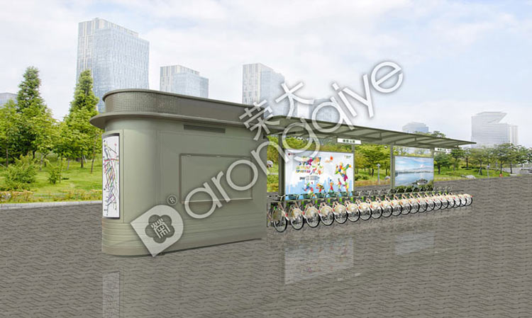公共自行車棚,公共自行車亭
