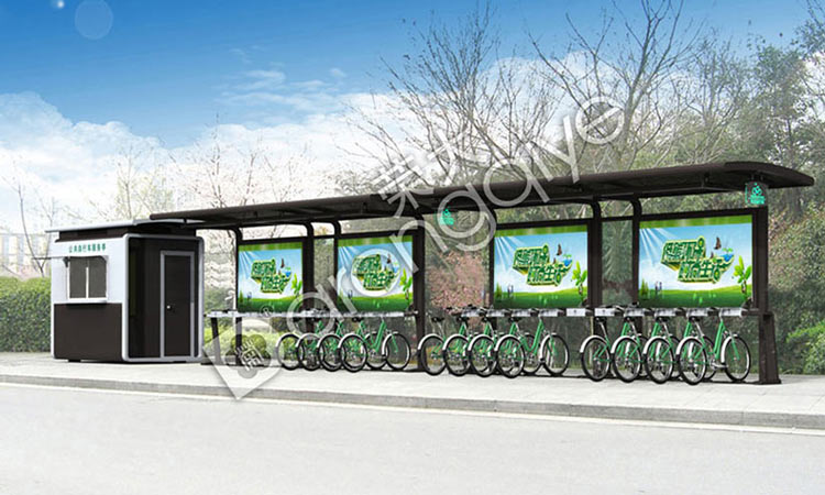 公共自行車棚,公共自行車亭