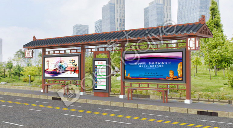 北京公交候車亭