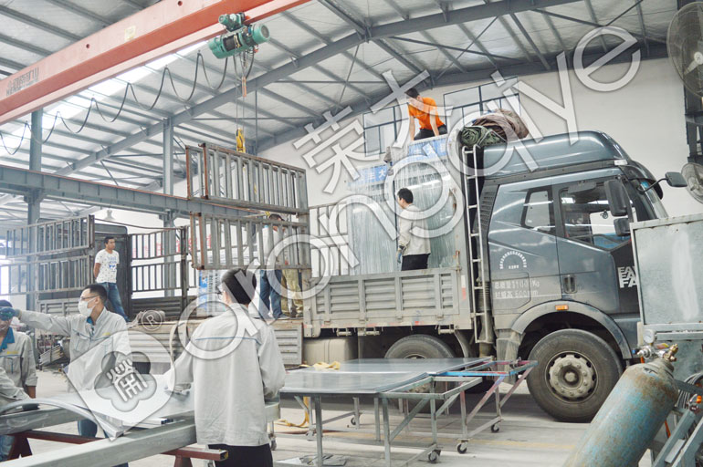 陜西公交候車亭路牌發貨圖一