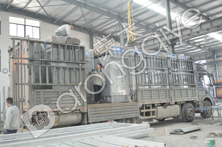 陜西公交候車亭路牌發貨圖三